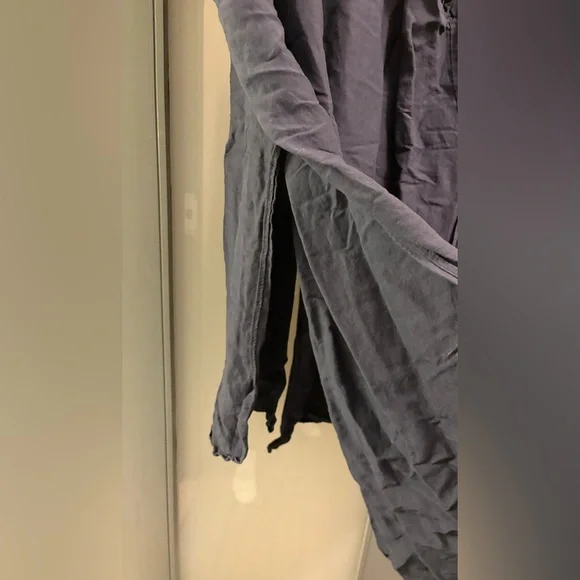 ANTHROPOLOGIE Linen Duster Long Tunic - Picture 3 of 6